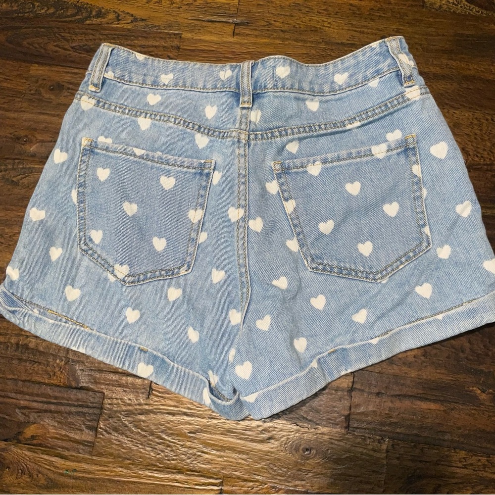 Pacsun Heart Print Mom Shorts